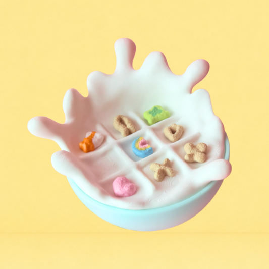 TIC TAC TOE CEREAL BOWL