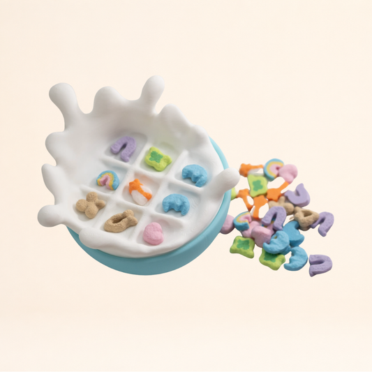 TIC TAC TOE CEREAL BOWL